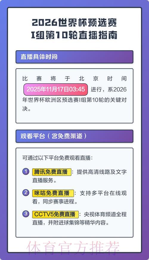 2026世界杯官方直播平台权威注册指南